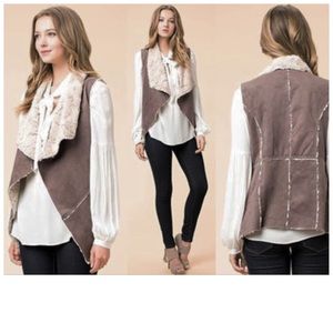 Mushroom Suede Vest🌻🌿